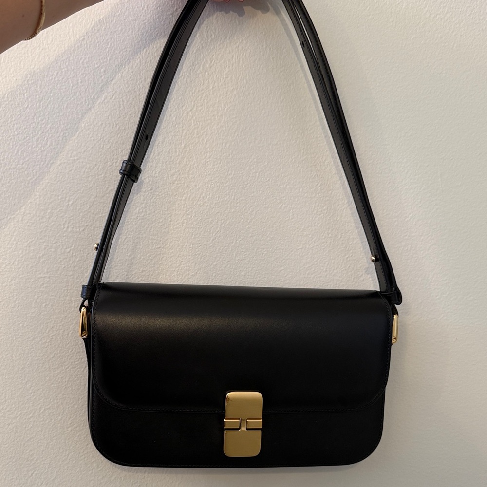 A.P.C. Classic Black Shoulder Bag